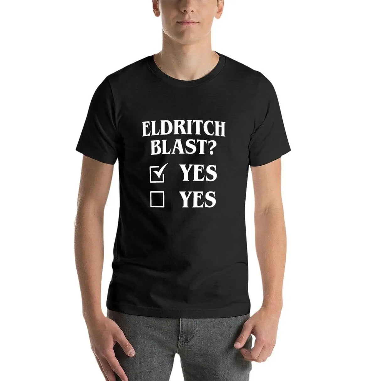 Eldritch Blast Yes? T - Shirt - Mini Megastore