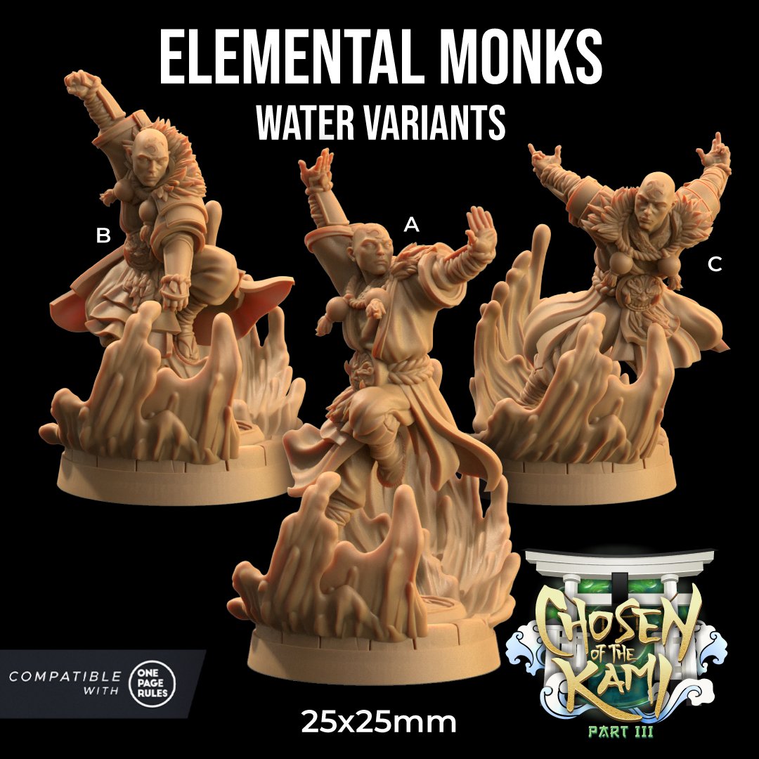 Elementa Monk Miniatures - Mini Megastore