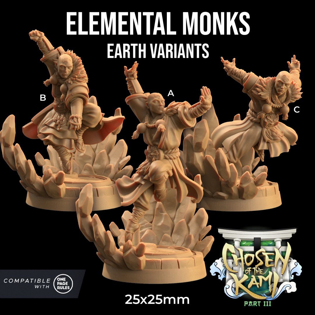 Elementa Monk Miniatures - Mini Megastore