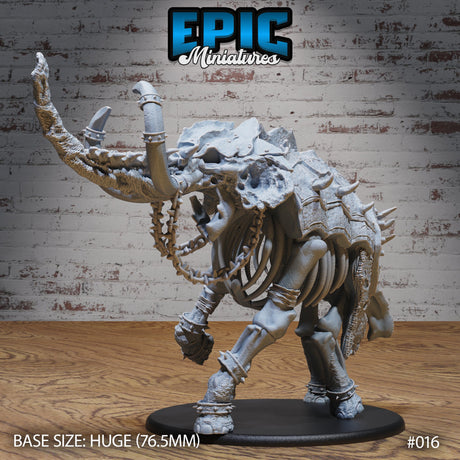 Elephant Skeleton Miniatures - Mini Megastore