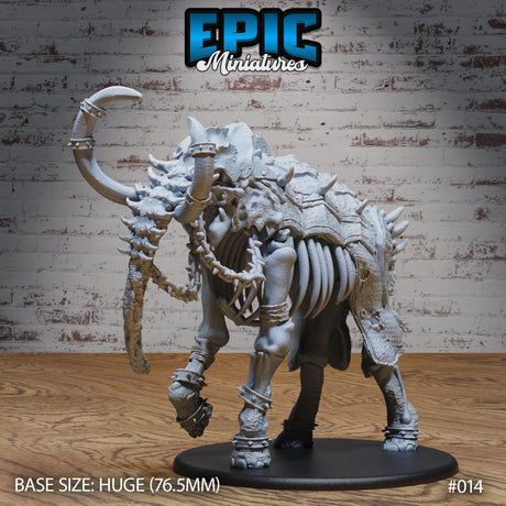 Elephant Skeleton Miniatures - Mini Megastore