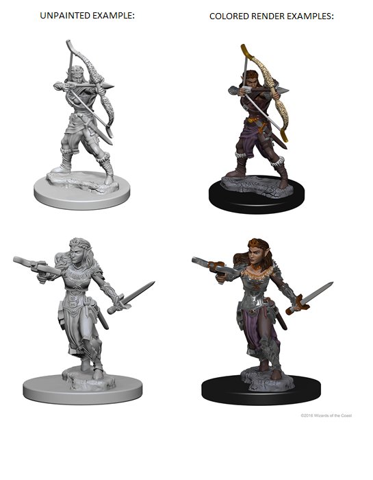 Elf Female Ranger: Nolzurs Marvelous Miniatures Wave 1 - Mini Megastore