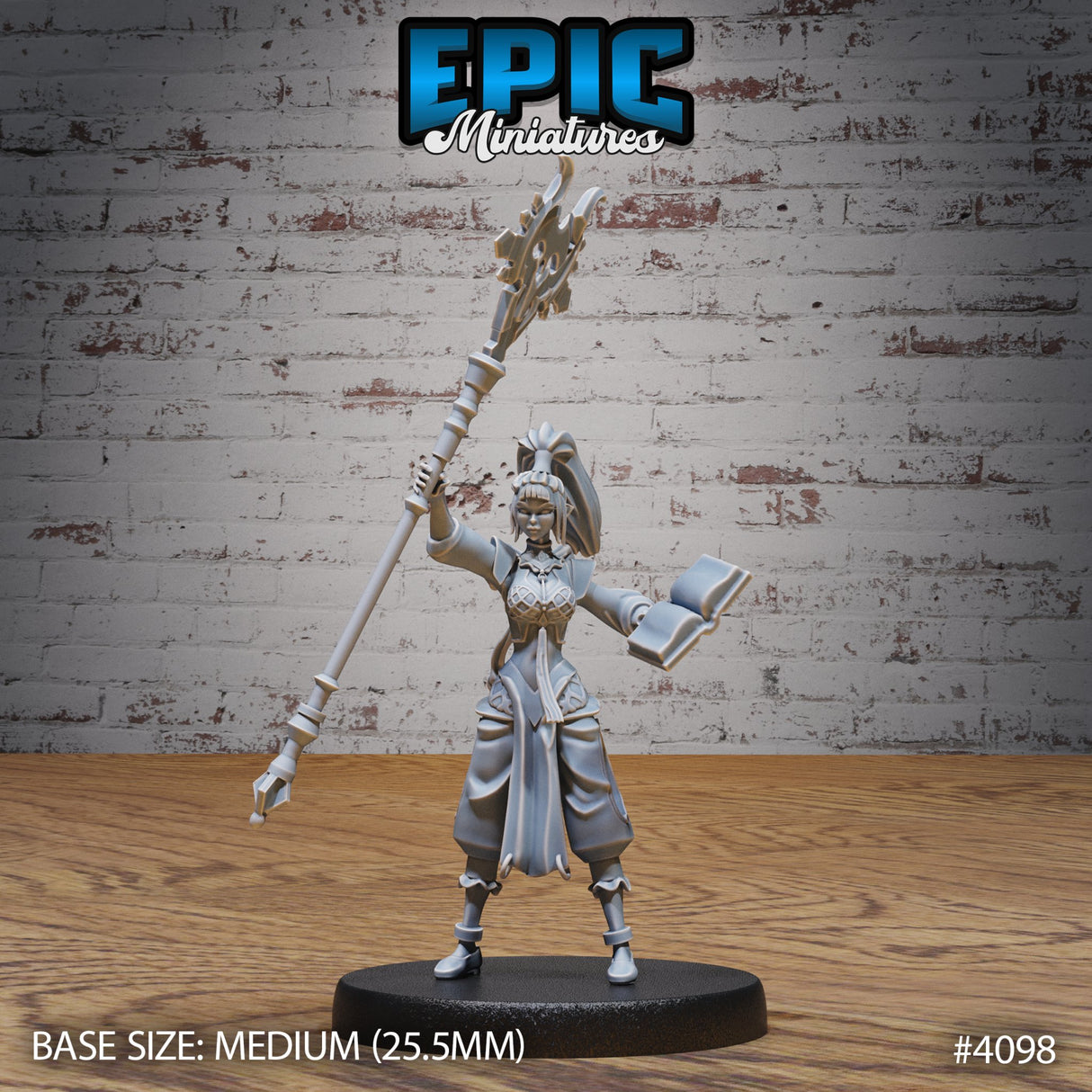 Elf Sorceress Miniature - Mini Megastore