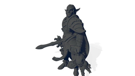 Elf Swordsman Miniature - Mini Megastore