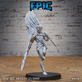 Elf / Tiefling Beast Tamer Ranger Miniature - Mini Megastore