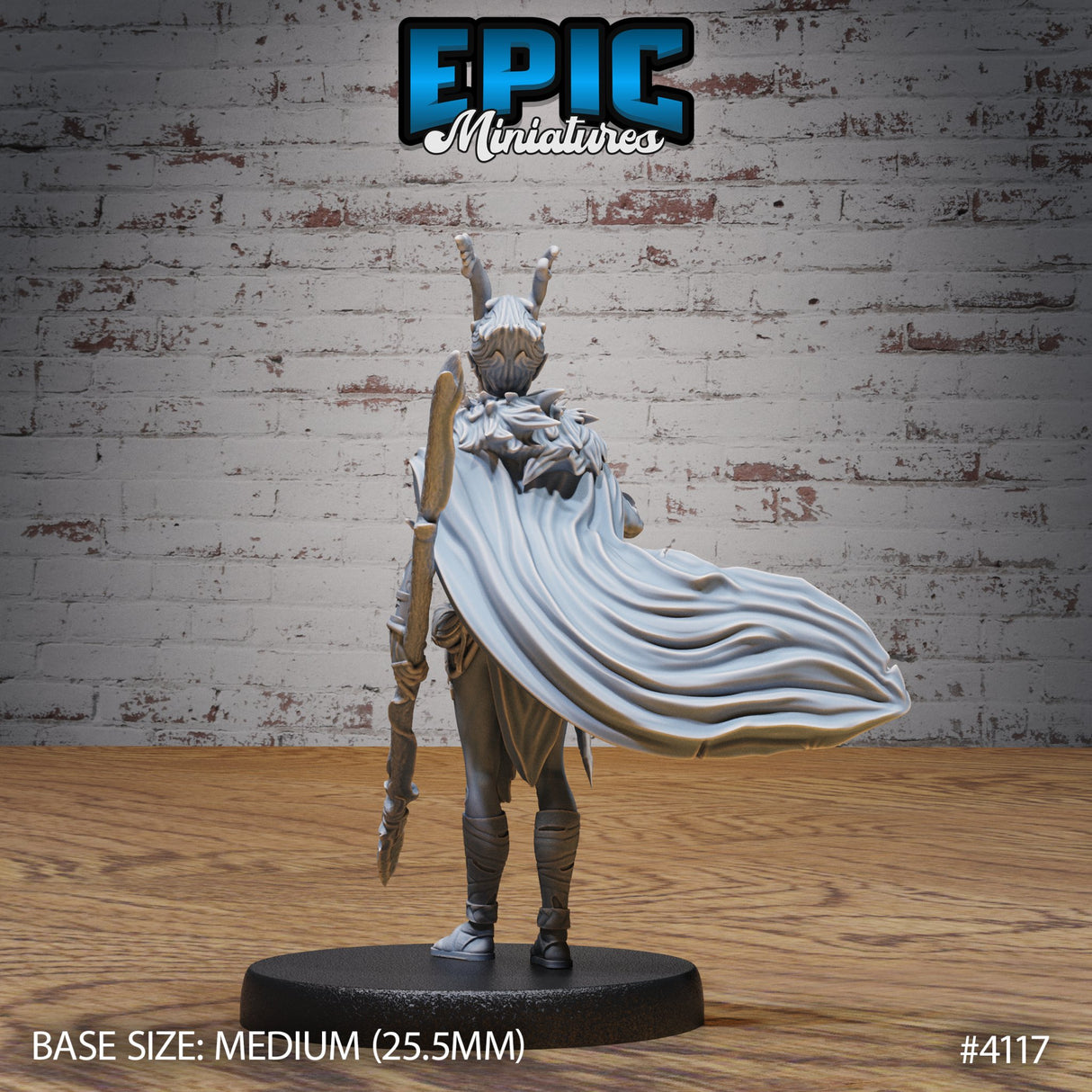 Elf / Tiefling Beast Tamer Ranger Miniature - Mini Megastore