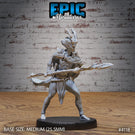 Elf / Tiefling Beast Tamer Ranger Miniature - Mini Megastore