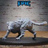 Elf / Tiefling Beast Tamer Ranger Miniature - Mini Megastore