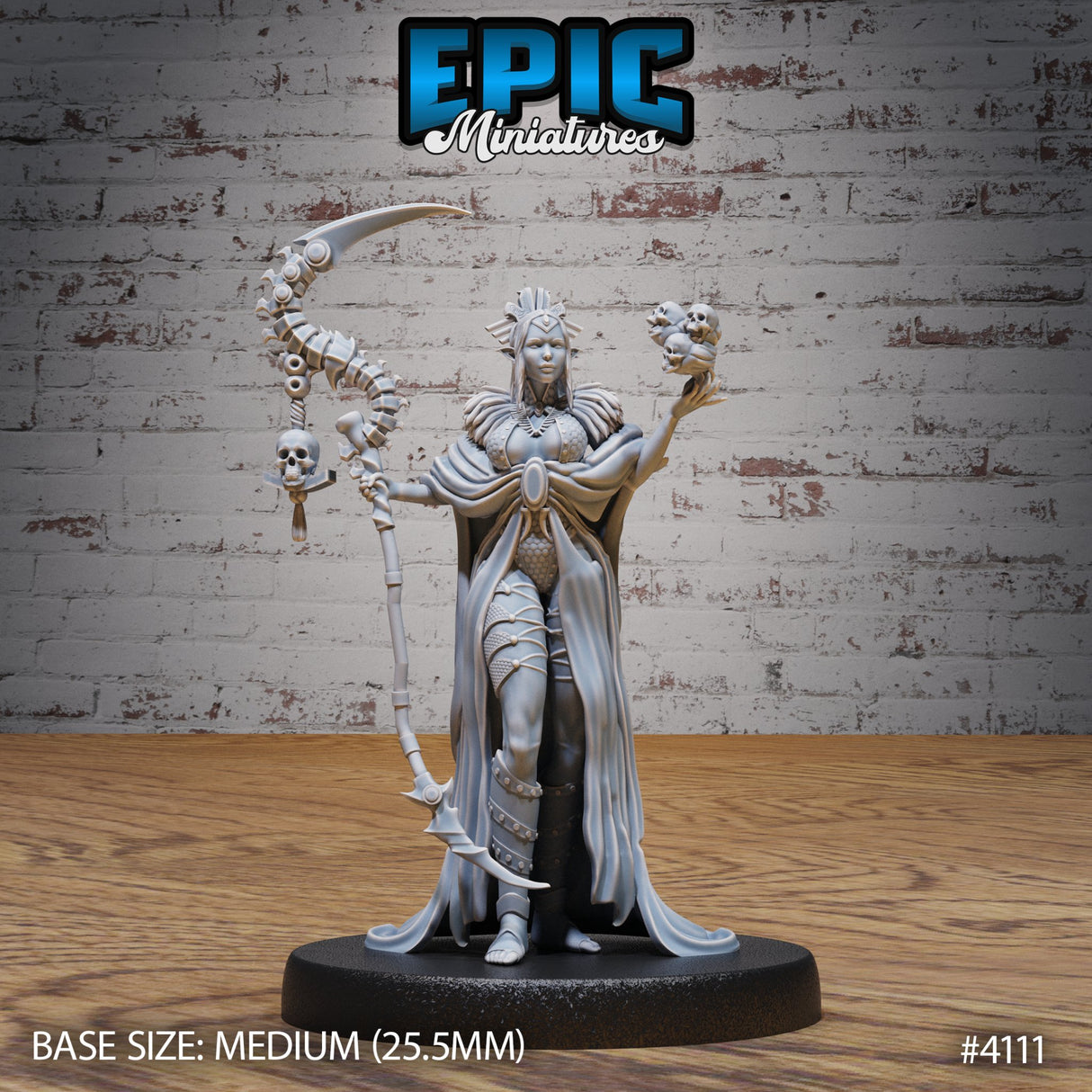 Elf Warlock Female Miniature - Mini Megastore