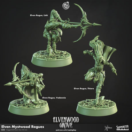 Elven Mystwood Rogue Miniatures - Mini Megastore