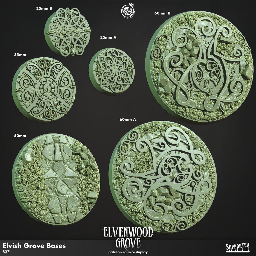 Elvish Grove Collection Bases - Mini Megastore