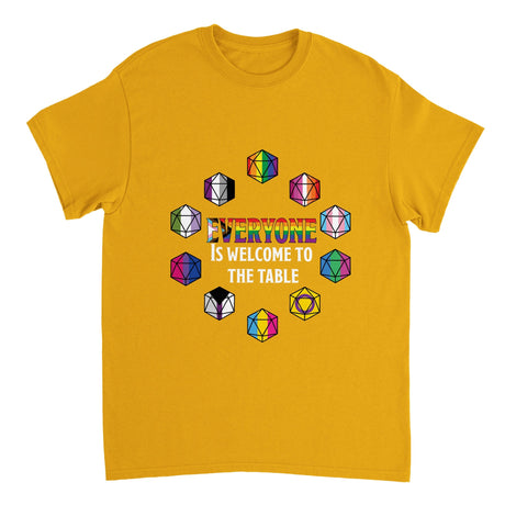 "Everyone is welcome to the Table" Pride Unisex Shirt - Mini Megastore