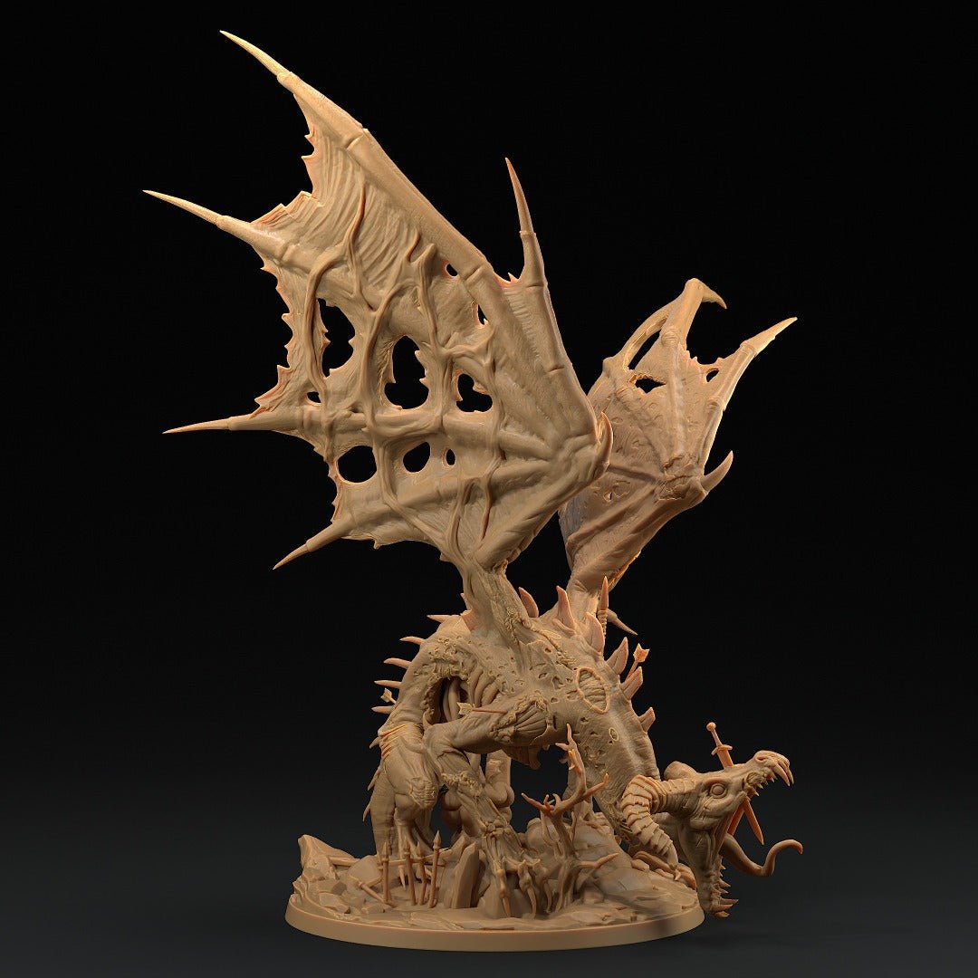 Fellclaw The Rotten - Zombie Dragon Miniature - Mini Megastore