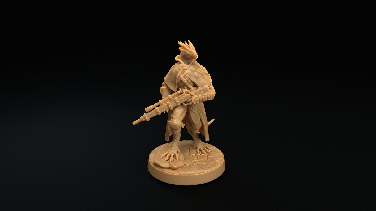 Female Dragonborn Rifleman Miniatures - Mini Megastore