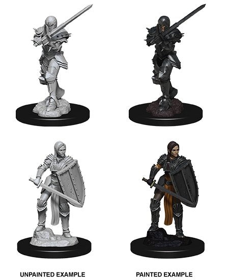 Female Human Fighter - Nolzur's Marvelous Miniatures - Mini Megastore