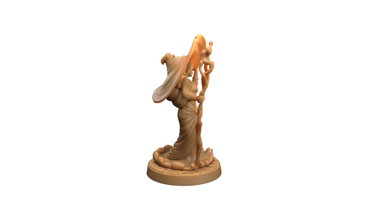 Female Plasmoid Druid / Spellcaster / witch Miniature - Mini Megastore