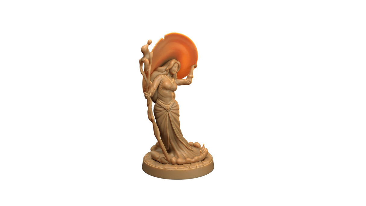 Female Plasmoid Druid / Spellcaster / witch Miniature - Mini Megastore