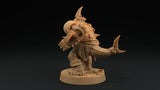 Finnigan "The Jaws" Lupo - Shark Folk Monk / Barbarian Miniature - Mini Megastore