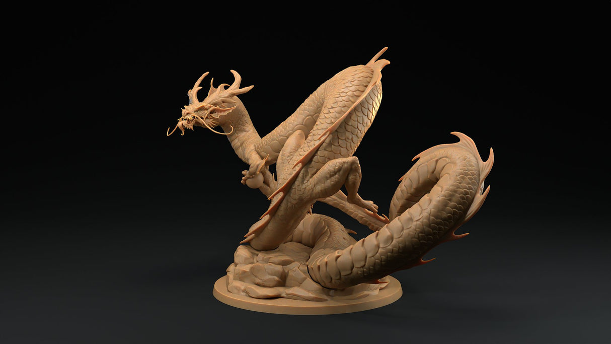 Fire Dragon Miniature - Asian Style - Mini Megastore