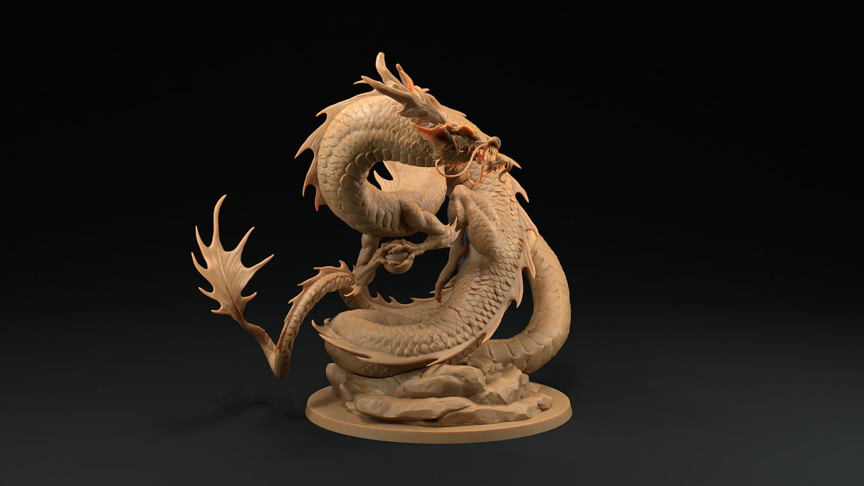 Fire Dragon Miniature - Asian Style - Mini Megastore