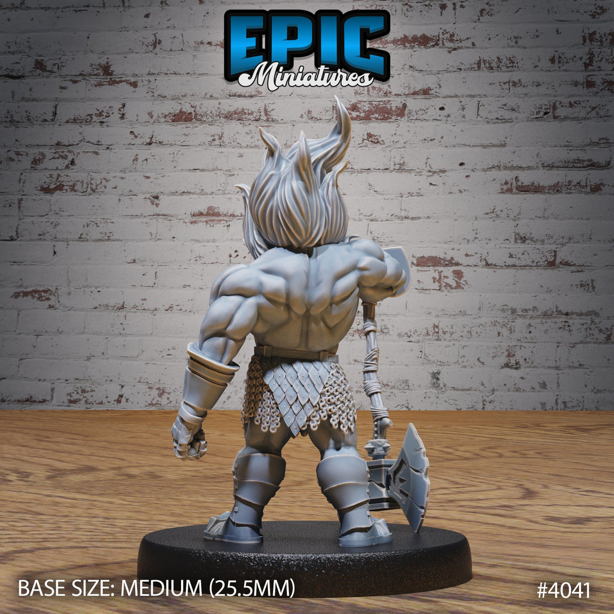 Fire Dwarf Miniature - Mini Megastore