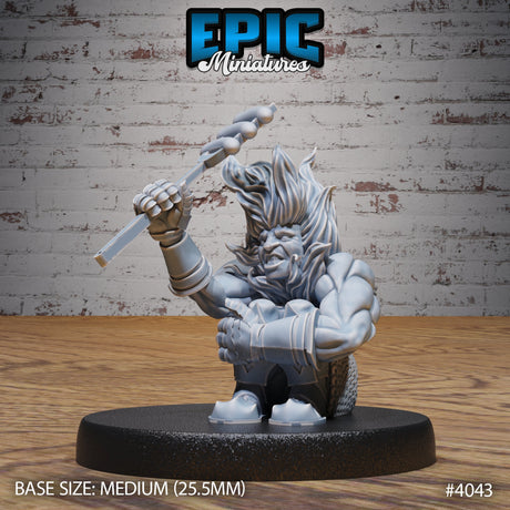 Fire Dwarf Miniature - Mini Megastore