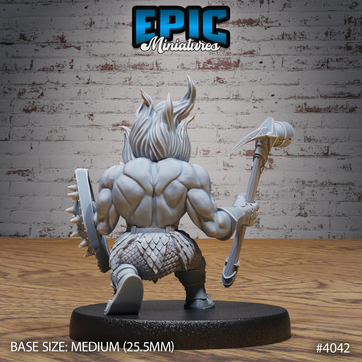 Fire Dwarf Miniature - Mini Megastore