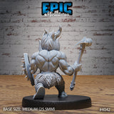 Fire Dwarf Miniature - Mini Megastore