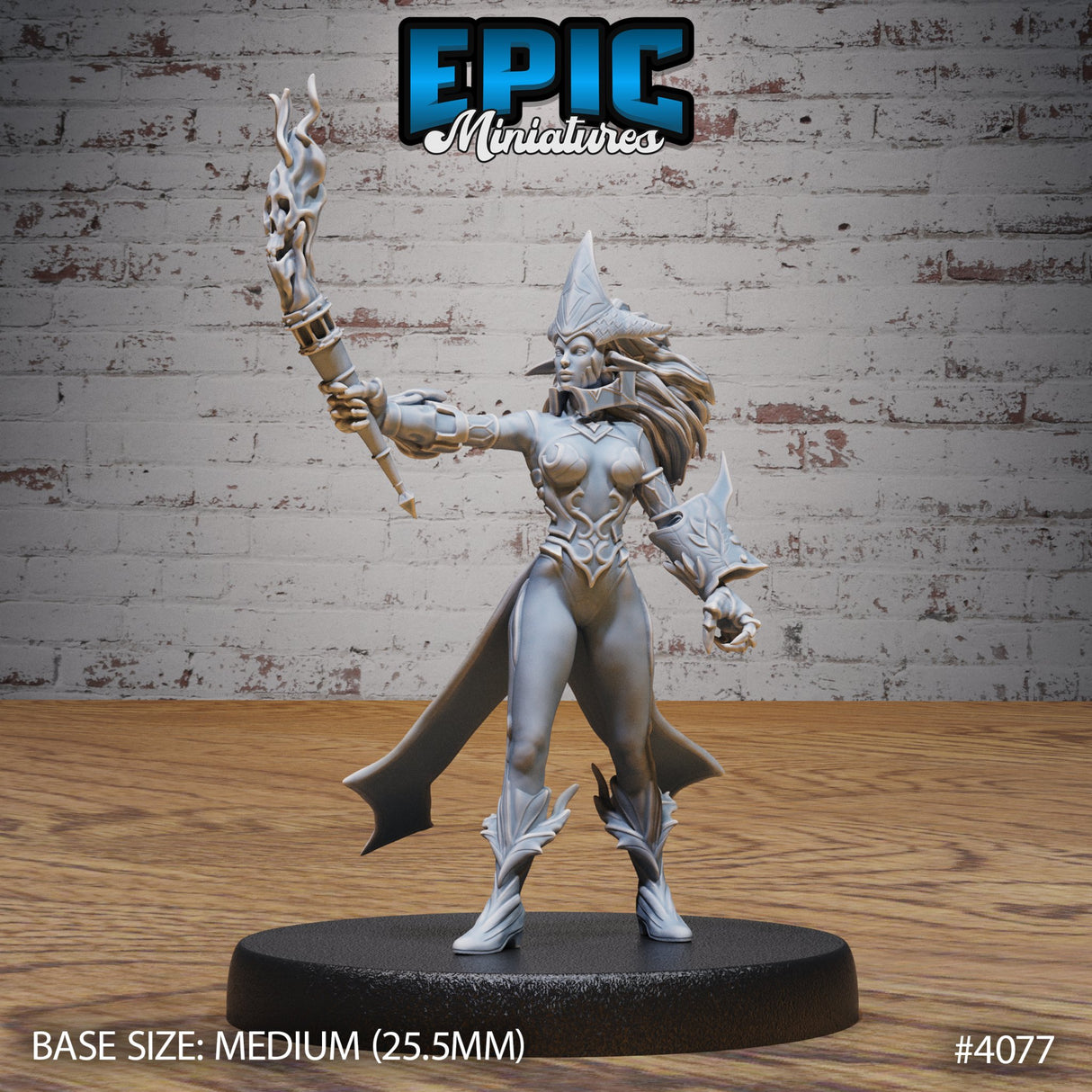 Fire Genasi Female Miniature - Mini Megastore