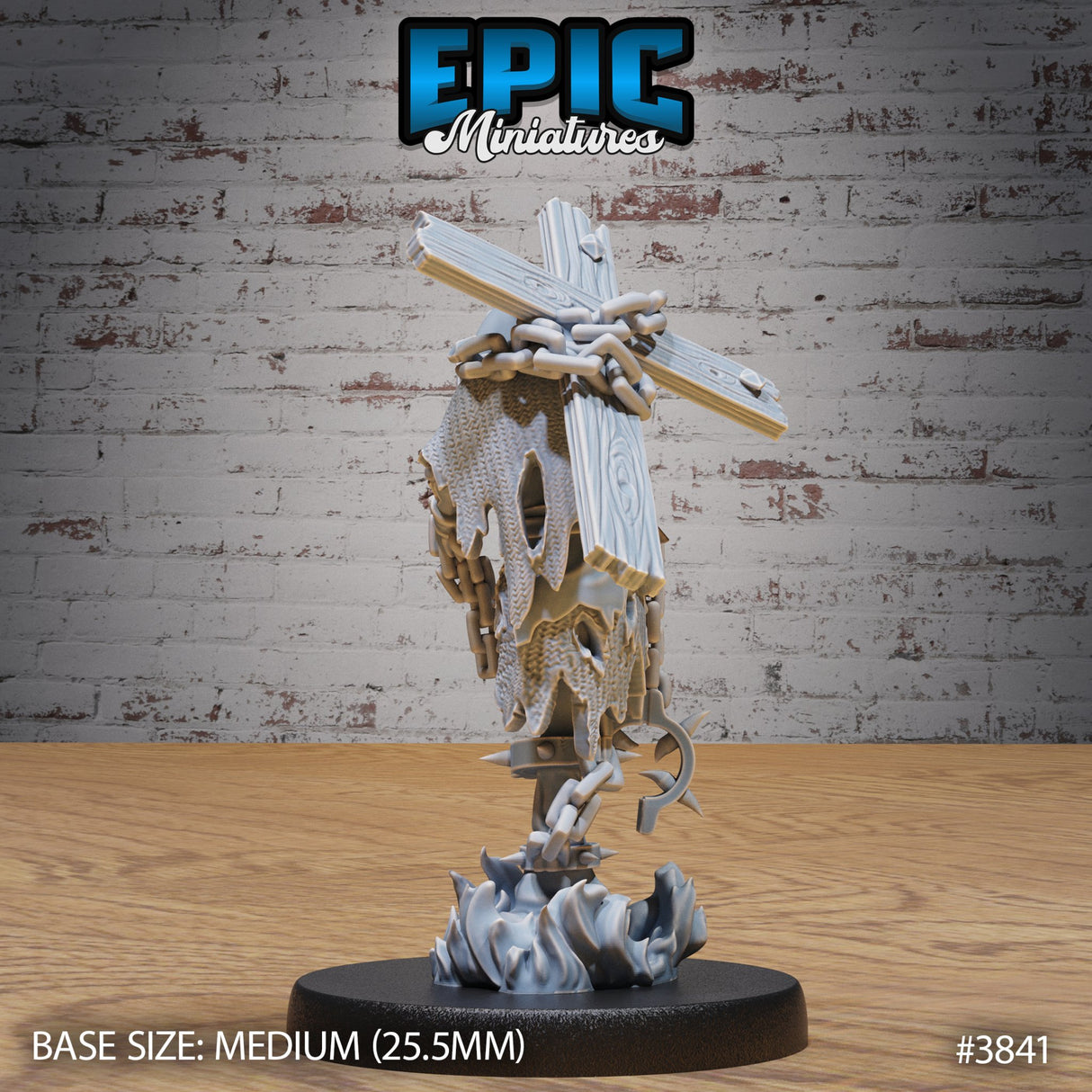 Fire Ghost Skeleton Miniature - Mini Megastore