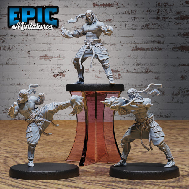 Fire Style Kung Fu Master Miniature - Mini Megastore