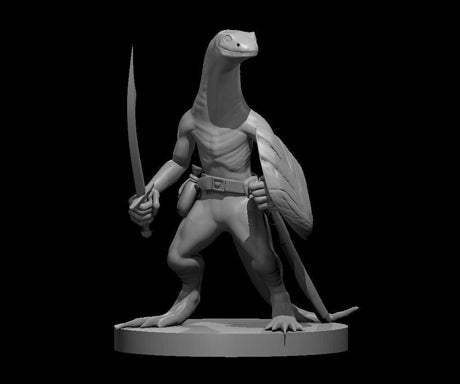 Firenewt Warrior Miniature - Mini Megastore