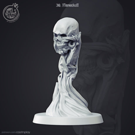 Flameskull Miniature - Mini Megastore