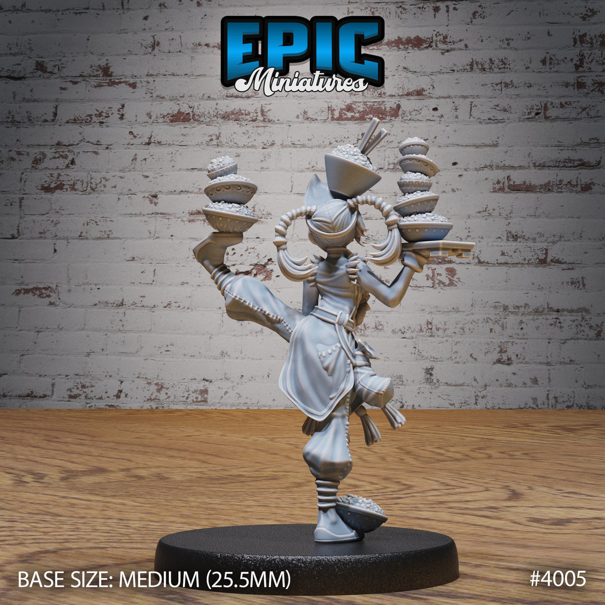 Food Stall Keeper Miniature - Mini Megastore