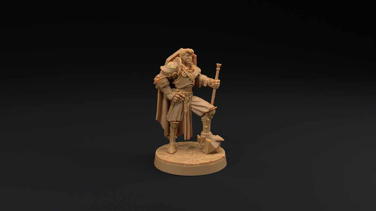 Fredrick - Half Orc Fighter / Paladin Miniature - Mini Megastore