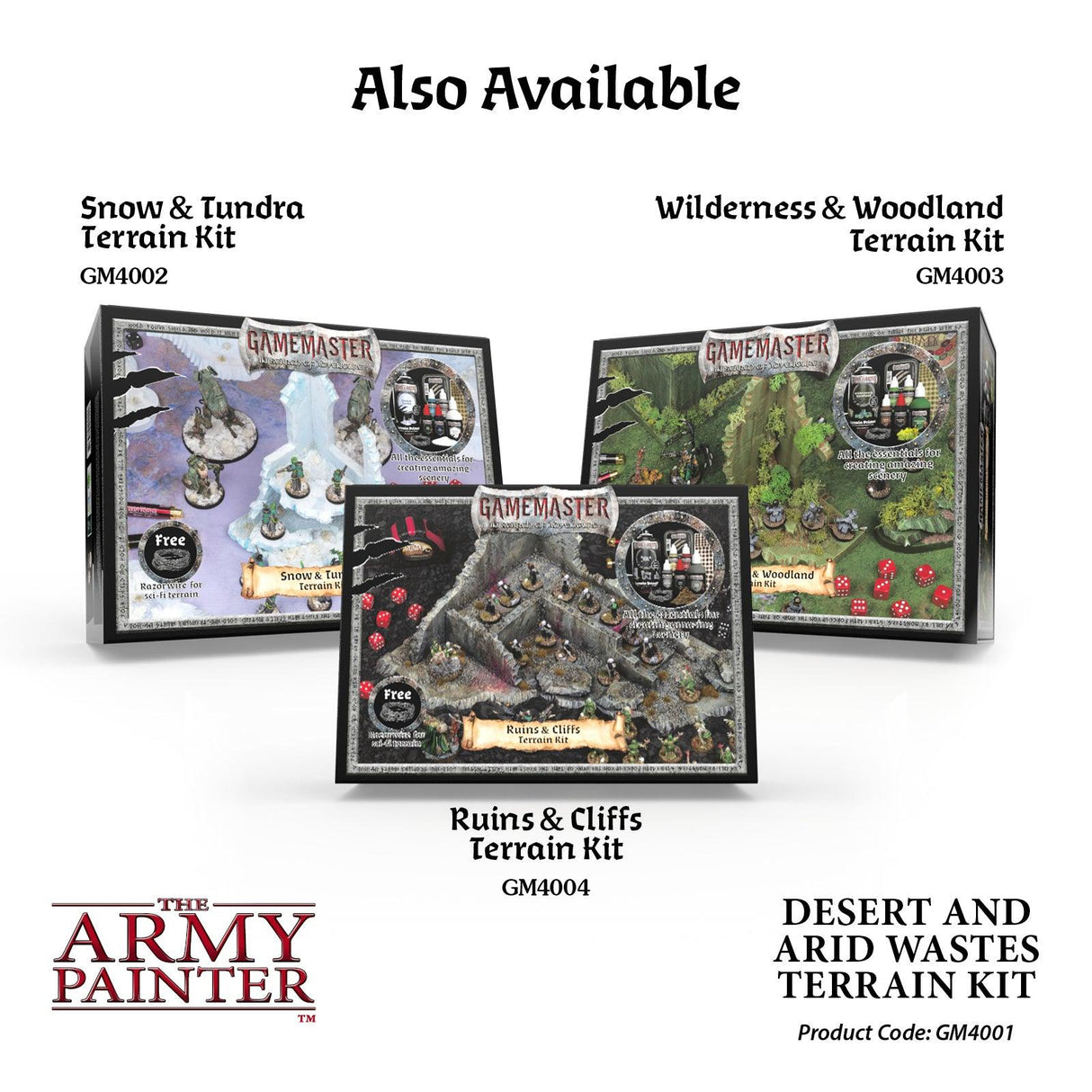 GameMaster - Desert & Arid Wastes Terrain Kit - Mini Megastore