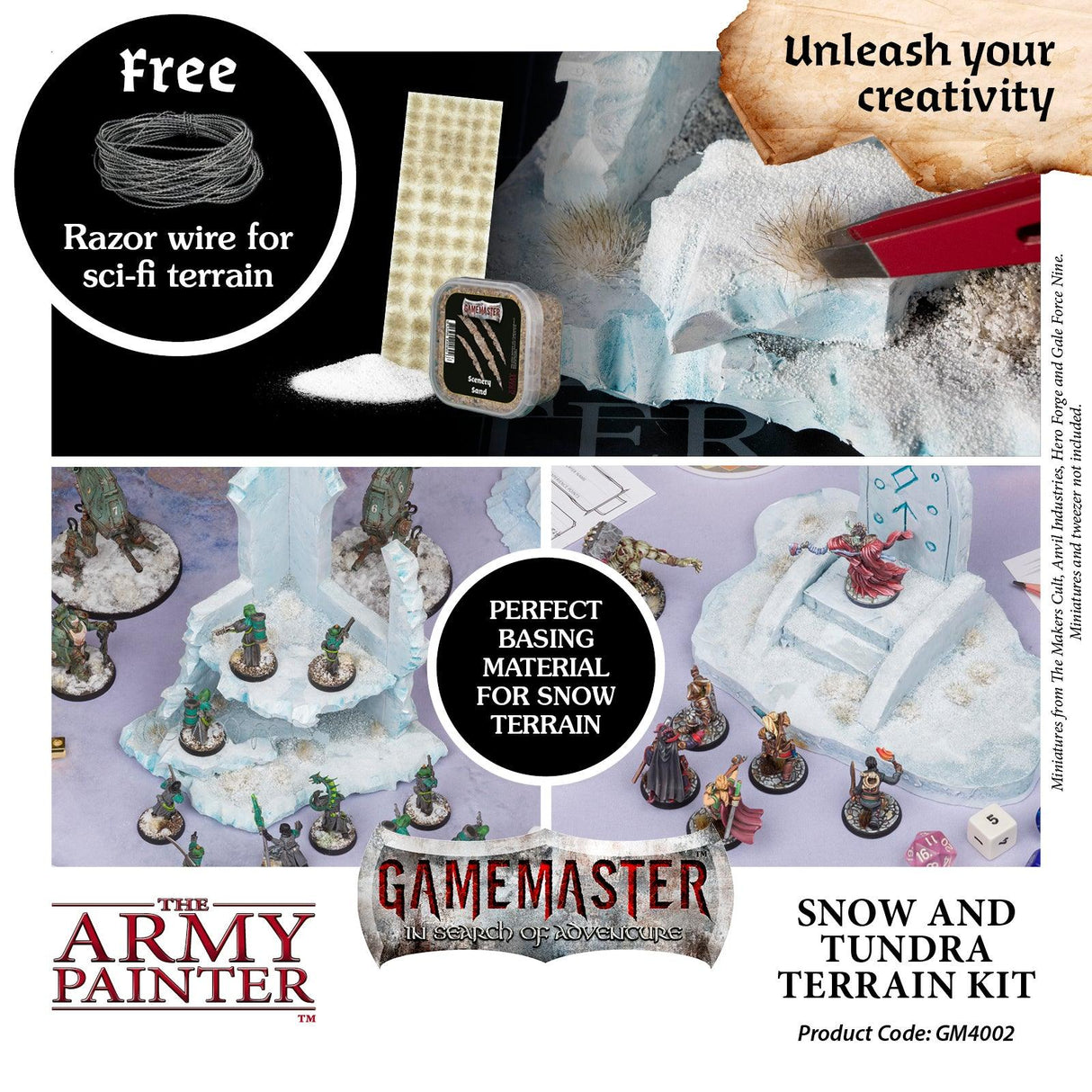 GameMaster - Snow & Tundra Terrain Kit - Mini Megastore