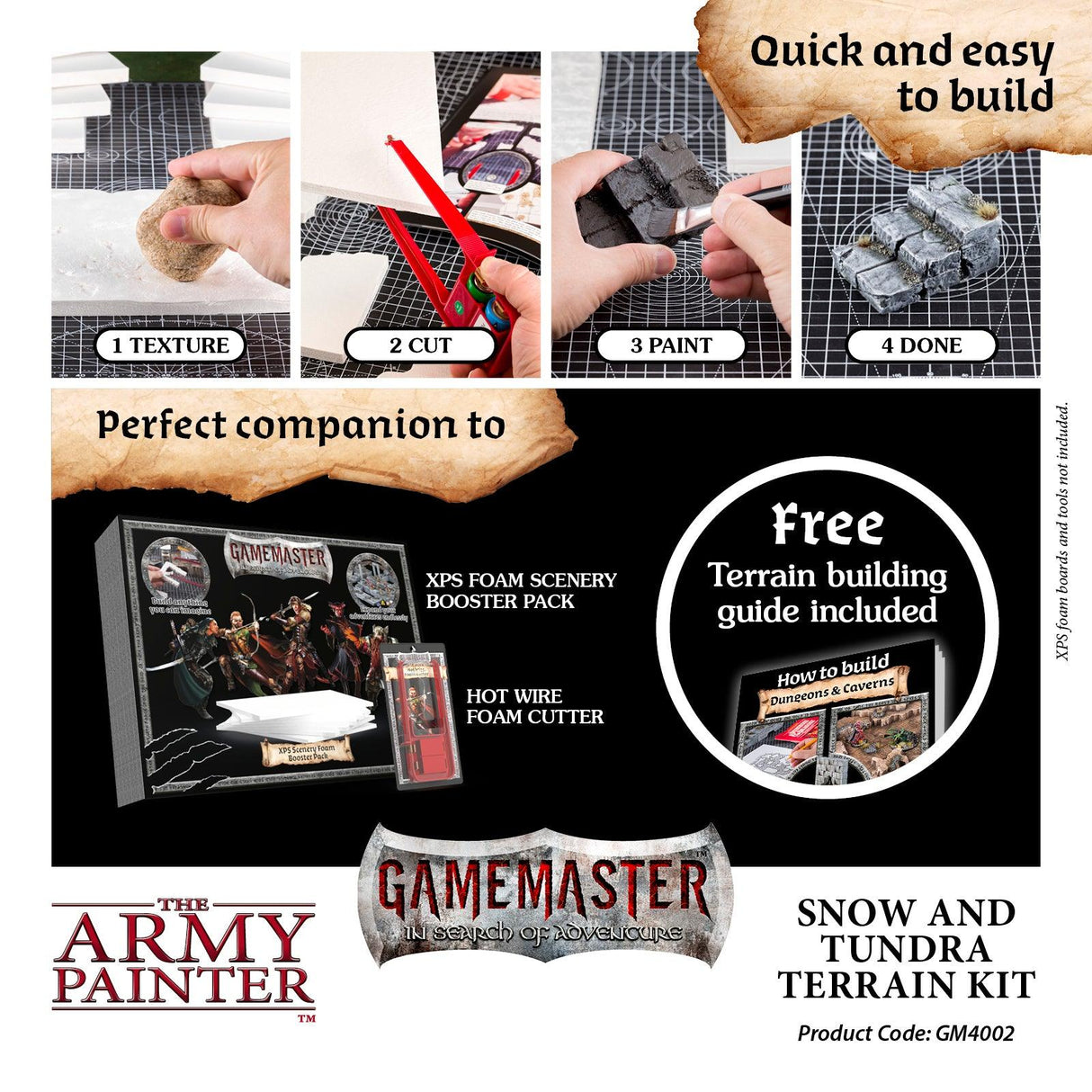 GameMaster - Snow & Tundra Terrain Kit - Mini Megastore