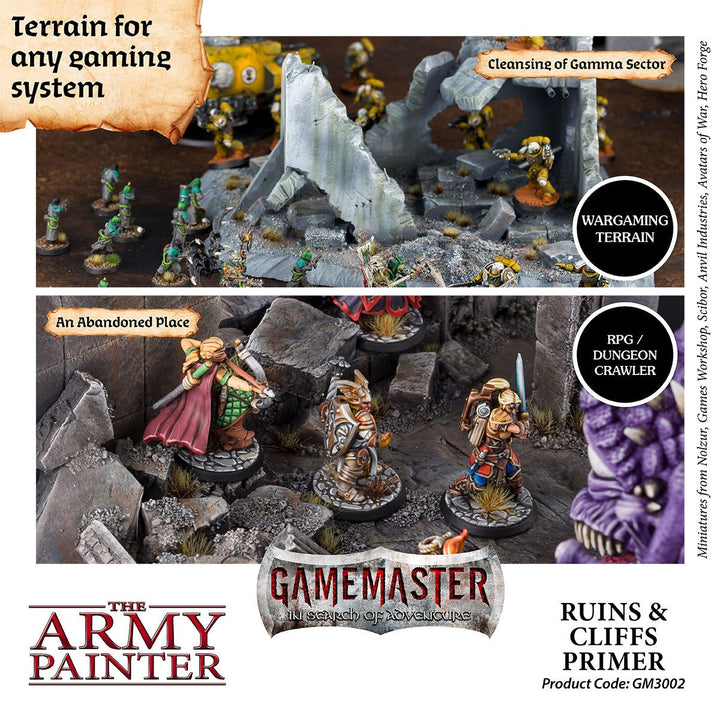 GameMaster - Terrain Primer Ruins & Cliffs - Mini Megastore