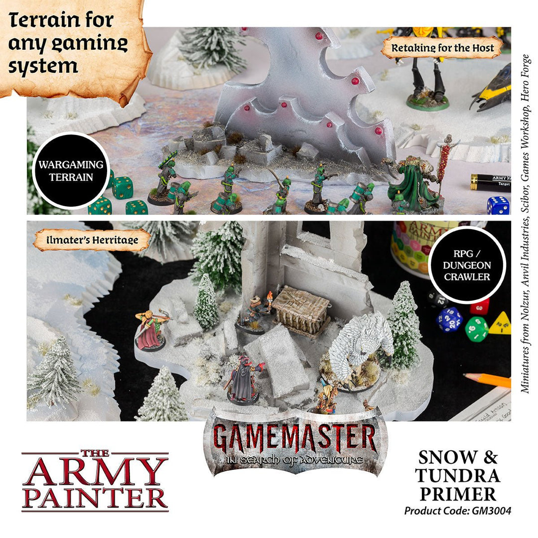 GameMaster - Terrain Primer Snow & Tundra - Mini Megastore