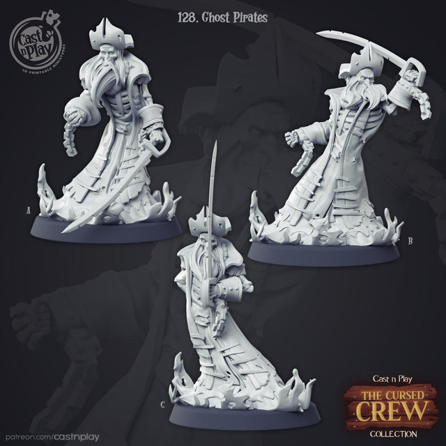 Ghost Pirate Miniature - Mini Megastore