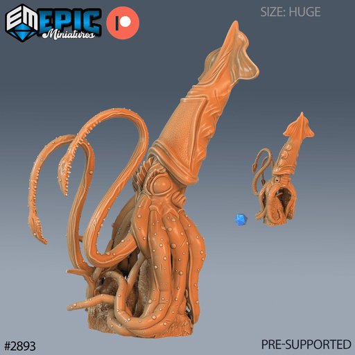 Giant Squid Miniature - Mini Megastore