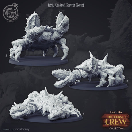 Giant Undead Crab Miniature - Mini Megastore