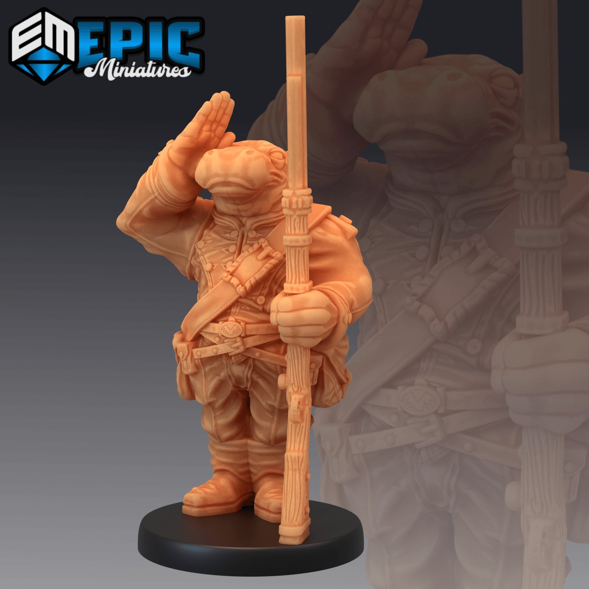 Giff / Hippo folk Rifleman Miniature – Mini Megastore