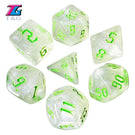 Glitter Runic 7 Piece Dice Set - Mini Megastore