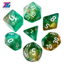 Glitter Runic 7 Piece Dice Set - Mini Megastore