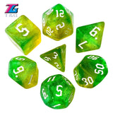 Glitter Runic 7 Piece Dice Set - Mini Megastore