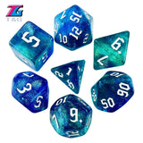 Glitter Runic 7 Piece Dice Set - Mini Megastore