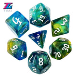 Glitter Runic 7 Piece Dice Set - Mini Megastore