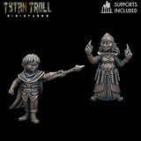 Gnome Mages / Wizard / Sorcerer Miniatures - Mini Megastore